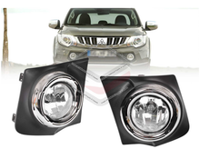 Full Set Fog Light Spot Driving Lamp KIT Chrome For Mitsubishi Triton MQ 2015-2018
