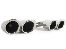 Chrome/Black Exhaust Muffler Tips for Porsch Cayenne E-Hybrid 9Y0 9Y3 2019-2024