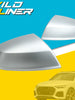 For 2018-2023 Audi Q5 8R SQ5 Q7 Matte Chrome Rearview Mirror Caps No Lane Assist