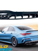 Gloss Black Rear Diffuser + Exhaust Tips for Mercedes CLA C118 W118  CLA35 CLA45 AMG 2020-2024