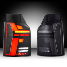 Pair Smoke LED Tail Lights For 2010-2014 VW Multivan T5 w/Animation Sequential Rear Lamps
