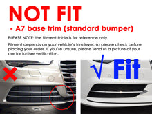 L+R Front Bumper Fog Light Grilles For Audi A7 S-Line / S7 2016-2018