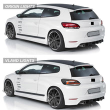 Pair SMOKE LED Rear Lights For VW Scirocco MK3 2009-2014 W/Animation &Sequential