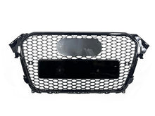 Honeycomb Black Front Grille RS4 Style for Audi A4 S4 B8.5 2013-2016 fg89