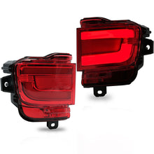 Pair Full LED Tail Lights For 2016-2019 Toyota Land Cruiser Rear Bumper Lights