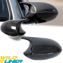 Real Carbon Fiber Mirror Cover Caps Replacement For BMW E90 E91 E92 E93 Pre-LCI mc63