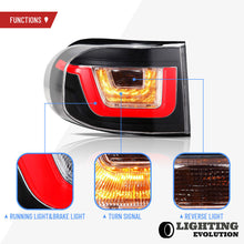 Clear Lens LED Tail Lights For 2007-2015 Toyota FJ Cruiser Rear Brake Lamp Pair