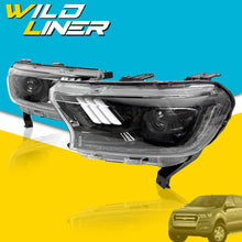 LED Head Light For Ford Ranger UTE 2015-2021 PX2 PX3 & Everest Headlights XL, XLS, XLT, Wildtrak, FX4, Raptor