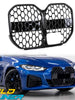 For 2022-2025 BMW G26 4-Door Gran Coupe Black Diamond Front Bumper Kidney Grille