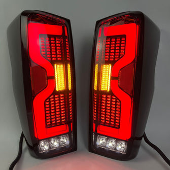 Black LED Tail Lights Rear Lamp Smoked Fit For Isuzu D-Max Dmax RG 2020-2024