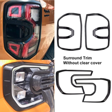 Tail Light Headlight Covers Trim Combo For Ford Ranger Raptor Next Gen 2022-2026