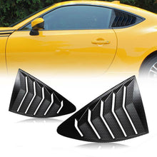 Carbon Fiber ABS Rear Side Window Louver For Toyota 86 / Subaru BRZ 2012-2020