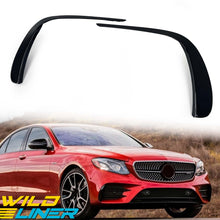 For 2021-2023 Mercedes E W213 S213 C238 A238 AMG-Line Front Bumper Canards Splitters Aero Flaps