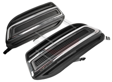 Pair LH+RH Fog Light Bezel Cover Black For Ford Falcon FG Series 2 MKII XT 2011-2014