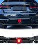 LED Rear Diffuser w/ Black Exhaust Tips for BMW 5-Series G30 Sedan 2017-2023 M Sport di191
