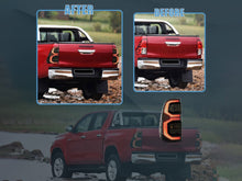 LED Smoked Tail Lights For Toyota Hilux 2015-2020 Rear Lamps