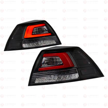 LED 3D Black Tail Lights Lamp Sequential Pair Holden Commodore VE Series 1 & 2