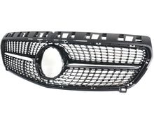 Black Diamond Front Grill for Mercedes W176 2016 2017 2019 LCI w/o Camera
