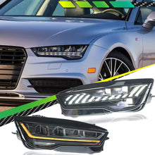 LED Sequential Headlight Front DRL Lamp Assembly for Audi A7 C7 RS7 2016-2018