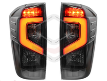 Upgrade Smoked LED Tail Light Lamps Pair For Nissan Navara NP300 D23 2015-2020