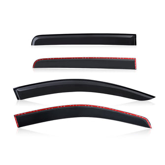 Matt Black Weather Shields Window Visors For Mitsubishi Triton MR MQ 2015-2019