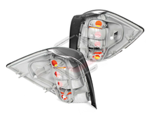 Pair LH+RH Tail Light Rear Lamp Clear Lens For Holden Astra AH S1 S2 Station Wagon 2004-2010