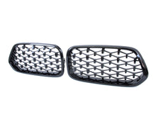 For 2018-2023 BMW X2 F39 Black Diamond Front Kidney Grille Grill fg246
