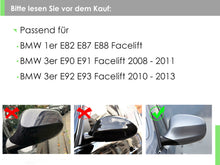 Real Carbon Fiber M3 Style Mirror Cover Caps For BMW E90 E91 E92 E93 LCI 08-11 mc42