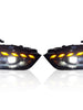 Pair LED Headlights w/ Sequential Turn Signals for 2013–2016 Audi A4 S4 B8.5