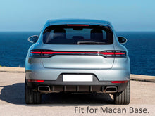 3-Layer Exhaust Tips Tail Pipes For Porsche Macan Base 2.0L 2019-2023 Brushed/Silver/Black