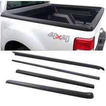 4pcs Tailgate Cover Trim Rear Protector Trim for Ford Ranger 2012-2022 Dual Cab Black