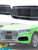 Pair Front Bumper Fog Light Grilles For Audi Q5 Non-S-Line 2018-2020