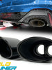 Upgrade Twin Exhaust Muffler Tips For Audi S3 S4 S5 S6 RS Look Gloss Black