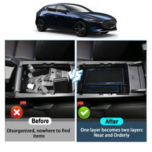 Car Centre Armrest Storage Tray Organizer Box For 2019-2025 Mazda 3