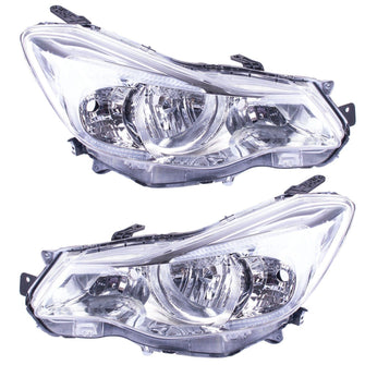 Pair Headlight Lamp LH+RH For Subaru XV G4X GP7 SUV 2.0 Wagon Halogen 2012-2015