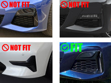 Front Bumper Fog Light Grille Cover For BMW M340i G20 3 Series 2020–2022