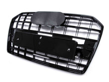 S6 Style Glossy Black Front Grille Grill For Audi A6 C7 S6 16-18 fg178