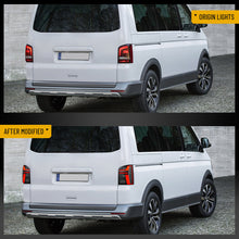 Pair Smoke LED Tail Lights For 2010-2014 VW Multivan T5 w/Animation Sequential Rear Lamps