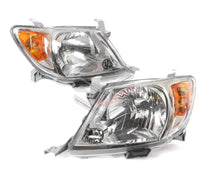 Set / Pair LH+RH Head Light Headlight Lamp E Mark For Toyota Hilux Ute 2005-2008 2WD 4WD