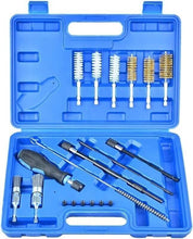 19PCS Diesel Injector Seat Cleaning Brush Tool Engine Injectors Cleaner Kit