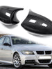 Real Carbon Fiber Mirror Cover Caps Replacement For BMW E90 E91 E92 E93 Pre-LCI mc63