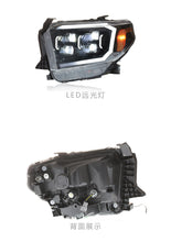 LED Headlights Assembly Smoked Housing Turn Signal for Toyota Tundra 2014-2021