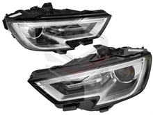Pair LH+RH Head Light Front Lamp Xenon For Audi A3 8V LCI 2017-2020