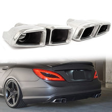 Quad Exhaust Tips Chrome for Mercedes E63 C63 CL63 CLS63 ML63 GL63