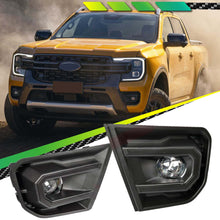 Full Set Fog Light Spot Driving Lamp KIT Black For Ford Ranger 2022~On Wildtrak