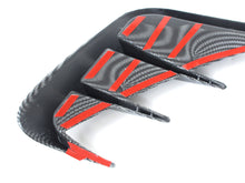 Gloss Black Rear Bumper Side Vent Splitter for BMW 3-Series G20 m340i 330i M-Sport 2019-2022