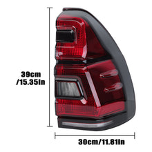 L+R Pair LED Rear Tail Light Lamps For Toyota Land Cruiser Prado J120 2003-2009