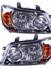 Pair Headlights Front Lamp For Toyota Kluger MCU28 2003-2007