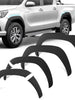 Matte Black Fender Flares for Toyota Hilux 2015-2024 SR SR5 Rugged X Wheel Arches Guard