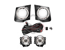 Full Set Fog Light Spot Driving Lamp KIT Chrome For Mitsubishi Triton MQ 2015-2018